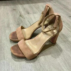 Naturalizer Joy Dress Sandal Leather Suede Heels